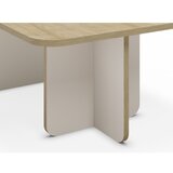 Marckeric Kremno bela/v naravni barvi mizica 56x100 cm Hillary – | Shoptok.si