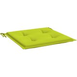  Jastuci za vrtne stolice 2 kom zeleni 50x50x4 cm od tkanine Slike