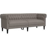  Trosjed Chesterfield smeđesivi od tkanine | shoptok.hr