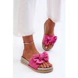 Boto FK1 Women's Platform Slides with Bow Fuchsia Aflia | Shoptok.si