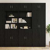  Ormar sa policama Crni hrast 70 x 42 5 x 225 cm - Crni hrast 70 x 42 5 x 225 cm 2 vrata 2 police Slike