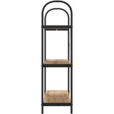 vidaXL Knjižna polica artisan hrast 80 x 30 x 109 cm Konstruiran les | Shoptok.si