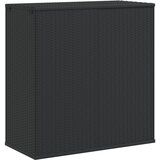  Kutija za vrtne jastuke od PE ratana 100 x 49 x 103,5 cm crna | shoptok.hr