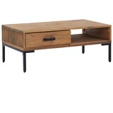 Maison Chic Klubska mizica - kavna mizica - Nizka mizica 90x50x35 cm trdna borovina, (21753792) | Shoptok.si