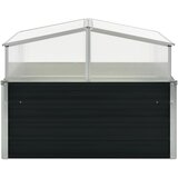 vidaXL Staklenik antracit 100 x 100 x 77 cm od pocinčanog čelika Cijene