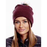 Wool Fashion Italia Cap-AT-CZ-171701.37-burgundy | Shoptok.si