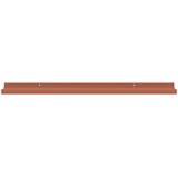  Polica na zidu 2 pcs Crvena 80 x 9 x 3 cm Konstruirano drvo | shoptok.hr