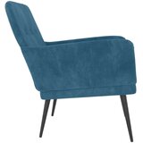  Fotelja Plava 62 x 79 x 79 cm baršunasta | shoptok.hr