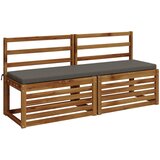  Jastučić za klupu SOEST 100% poliester Siva 160 x 40 x 5 cm | shoptok.hr