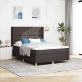 Box spring krevet Tamno smeđa 160 x 200 cm tkanina Cijene