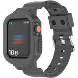 Cadorabo zapestnica tpu, združljiva z apple watch (serija 7/8) 45 mm, (se/serija 4/5/6) 44mm in (serija 1/2/3) 42mm v črni barvi - nadomestna zapestni, (20616041) | Shoptok.si