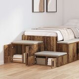  Kabinet za shranjevanje iz starega lesa 108x41x40 cm | Shoptok.si