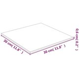  Prozirna stolna ploča 30 x 30 cm od kaljenog stakla | shoptok.hr