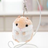 Plišani privjesak za ključeve Hrčak - 10 cm - bež | shoptok.hr