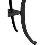 vidaXL Vrtni stol crni 53 x 53 x 53 cm od lijevanog aluminija | shoptok.hr