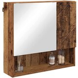 vidaXL Ogledalna omara Star les 59 x 17 x 55 cm Konstruiran les | Shoptok.si