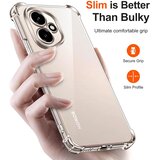 Techsuit Shockproof Clear Silicone prozirna maskica otporna na udarce za Honor 400 Pro | shoptok.hr