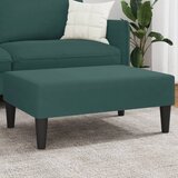 vidaXL Stolček za noge temno zelen 77x55x31 cm žamet Cene