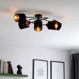 Mömax reflektor goldi, črna, zlata, 5 x led 15 w | Shoptok.si