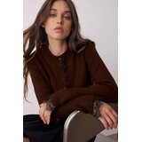 TRENDYOLMILLA Trendyol ženski kardigan model Twoaw26Hi00171, smeđa | Eponuda.com