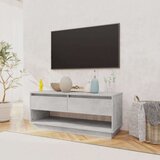 vidaXL TV ormarić siva boja betona 102 x 41 x 44 cm od iverice | shoptok.hr