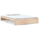  Posteljni okvir iz trdnega lesa 140x190 cm, (20645809) | Shoptok.si