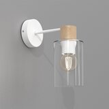  Zidna lampa MADERA 1xE27/60W/230V bela/drvo | Eponuda.com