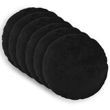  Presvlaka za jastuk 6 pcs HEERLEN Crna Ø 40 cm Flanel | shoptok.hr