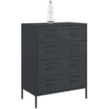 vidaXL Komoda crna 68 x 39 x 89 cm čelična | shoptok.hr