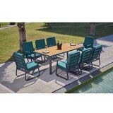 Hanah home baštenska garnitura milano anthracite wooden Cene