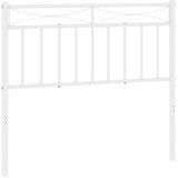  Metalno zamjensko uzglavlje bijelo 100 cm Crna | Shoptok.si