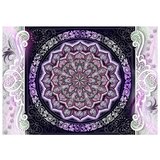  Samoljepljiva foto tapeta - Round Stained Glass (Violet) 98x70 | shoptok.hr