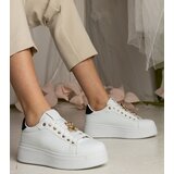 D/CEO marka niezdefiniowana Black-and-white women's sneakers decorated with stones Sarena | shoptok.hr