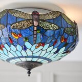 Endon 70722 - plafonsko svetlo tiffany dragonfly 2xE27/60W/230V prečnik 41 cm | Eponuda.com