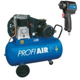 Profi Air kompresor za vazduh zrak sa pneumatskim odvijačem 600/10/100 100L | Eponuda.ba