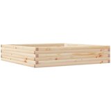 Maison Chic Vrtno cvetlično korito - Cvetlični Lonec 110x110x23 cm trdna borovina, (21789252) Cene