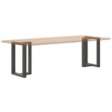  Noge za jedilno mizo v obliki črke T, 2 kosa, antracitne 50x35x(72-73) cm, jeklo, (22123749) | Shoptok.si