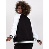 RUE PARIS Sweatshirt-RV-BL-7351.28X-black-white | Shoptok.si