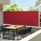 Maison Chic Zložljiva stranska tenda - Senčniki za teraso 600x160 cm rdeča, (22039859) | Shoptok.si