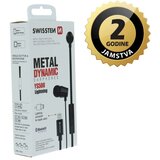 Swissten slušalice bt, mikrofon, lightning, in-ear, metalne, crne dynamic YS500 | shoptok.hr