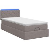  od pjene s madracem i LED-om Sivosmeđa 90 x 190 cm | shoptok.hr