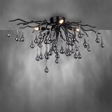 PAUL NEUHAUS 8090-18 - plafonski luster ICICLE 4xG9/40W/230V 30x60 cm crna | Eponuda.com