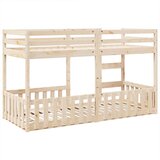 Krevet na kat 80 x 200 cm od masivne borovine | shoptok.hr