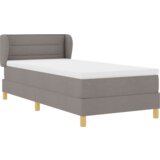 Box Spring Krevet s Madracem Taupe 80x200 cm Tkanina | shoptok.hr
