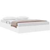 vidaXL Krevet s od storage Čista bijela 137 x 190 cm Umjetna koža - Bijela Puni Cijene