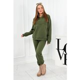 Kesi Insulated cotton set, sweatshirt + pants Brooklyn khaki Cijene
