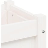  Vrtne sadilice 2 kom bijele od masivne borovine | shoptok.hr