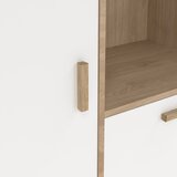 Tvilum Bijela/u prirodnoj boji biblioteka u dekoru hrasta 89x188x40 cm Ikast – | shoptok.hr