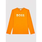 Boss Bluza J25M15 S Oranžna Regular Fit