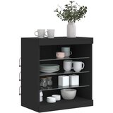  Komoda s LED svjetlima crna 60,5x37x67 cm | shoptok.hr